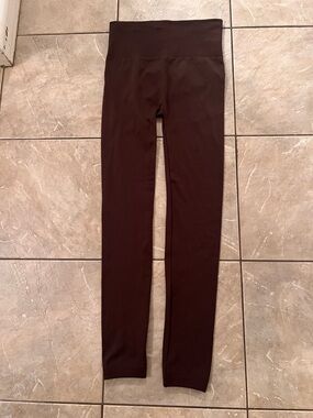 ☀️NEW☀️Women’s Zenana Outfitters Brown Stretch Leggings, Size L/XL